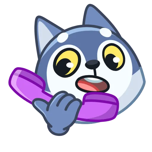 📞 Стикер «Wolf Awoo Emoji» для Telegram