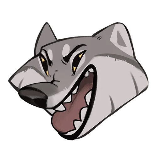 😄 Стикер «Ауф Без Текста» для Telegram