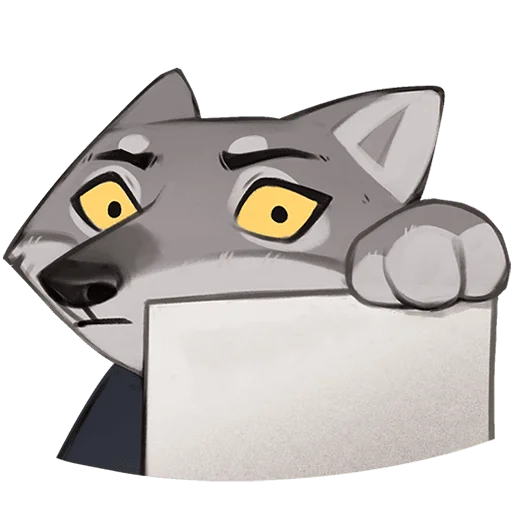😐 Стикер «Ауф Без Текста» для Telegram