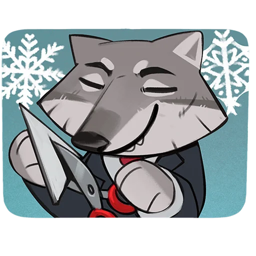 ✂️ Стикер «Ауф Без Текста» для Telegram