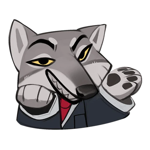 😏 Стикер «Ауф Без Текста» для Telegram