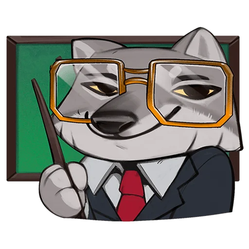 🤓 Стикер «Ауф Без Текста» для Telegram