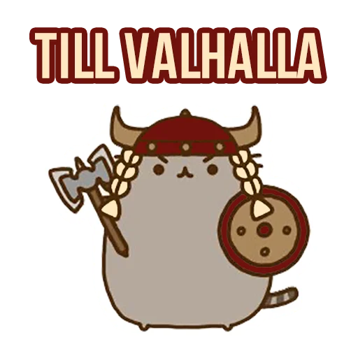 ⛏ Стикер «Д7 pusheen» для Telegram