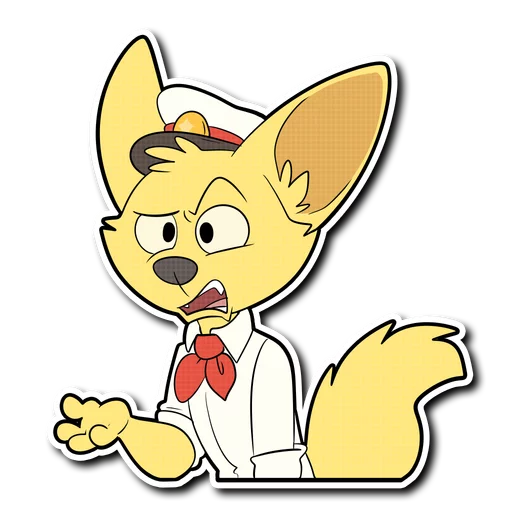 😨 Стикер «Axel Sparkster» для Telegram