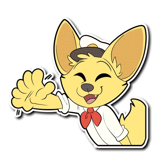 👋 Стикер «Axel Sparkster» для Telegram