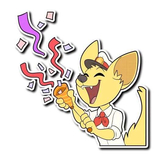 🎉 Стикер «Axel Sparkster» для Telegram