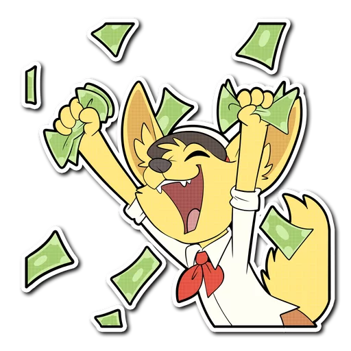 💵 Стикер «Axel Sparkster» для Telegram