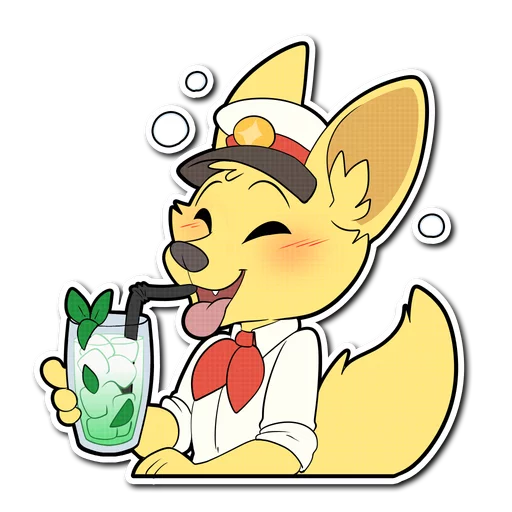 🍹 Стикер «Axel Sparkster» для Telegram