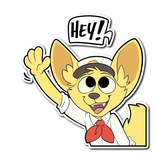 👋 Стикер «Axel Sparkster» для Telegram