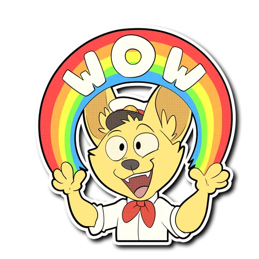 🌈 Стикер «Axel Sparkster» для Telegram