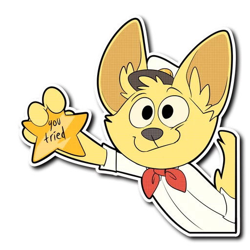 ⭐ Стикер «Axel Sparkster» для Telegram