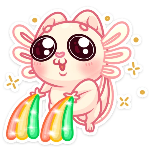 🤩 Стикер «Аксли» для Telegram