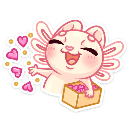 🩷 Стикер «Аксли» для Telegram