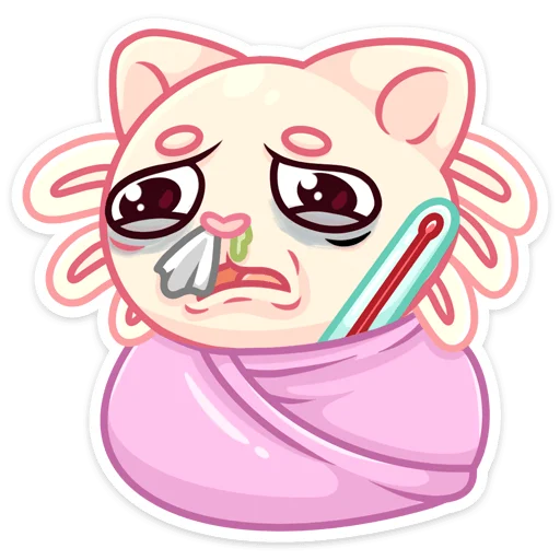 🤒 Стикер «Аксли» для Telegram