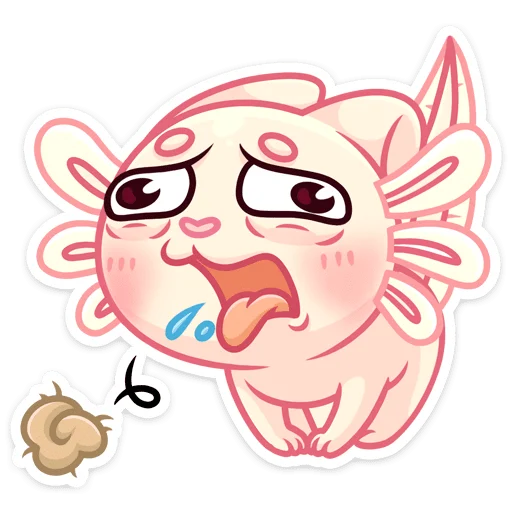 🤢 Стикер «Аксли» для Telegram