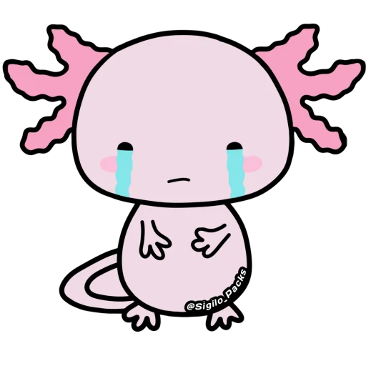 😭 Стикер «Axolote» для Telegram