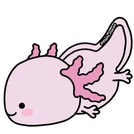 😊 Стикер «Axolote» для Telegram