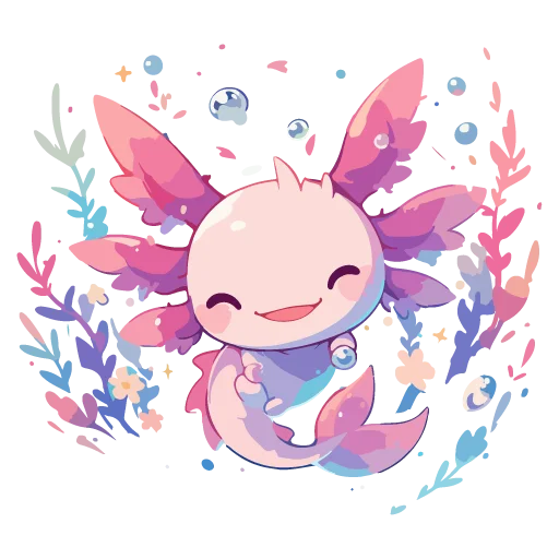 💕 Стикер «Axolotl» для Telegram
