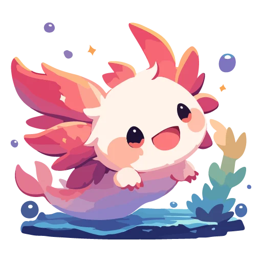 💕 Стикер «Axolotl» для Telegram