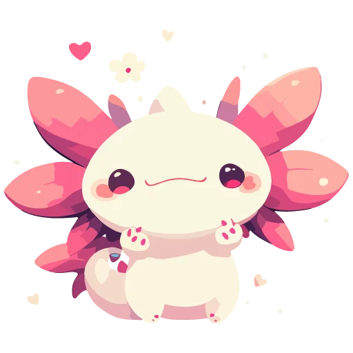 💕 Стикер «Axolotl» для Telegram
