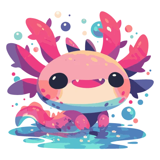💕 Стикер «Axolotl» для Telegram