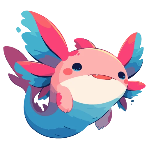 💕 Стикер «Axolotl» для Telegram