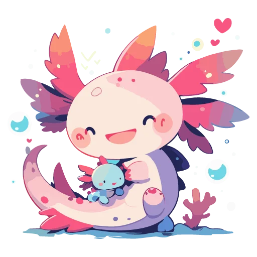 💕 Стикер «Axolotl» для Telegram