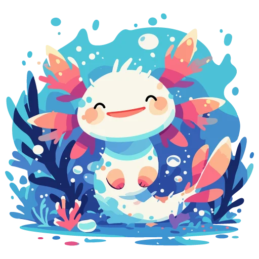 💕 Стикер «Axolotl» для Telegram