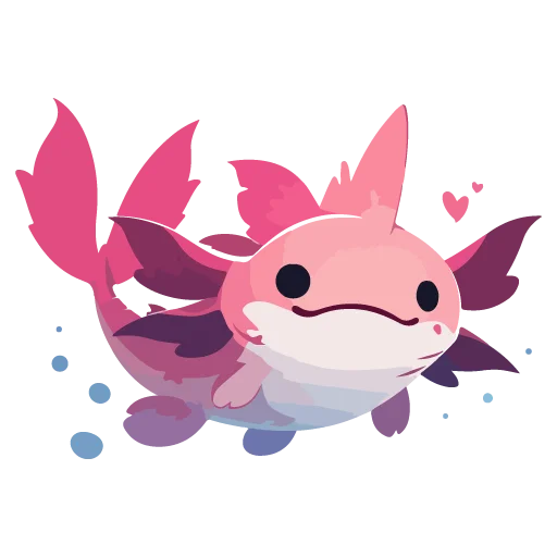 💕 Стикер «Axolotl» для Telegram