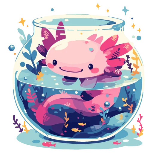 💕 Стикер «Axolotl» для Telegram