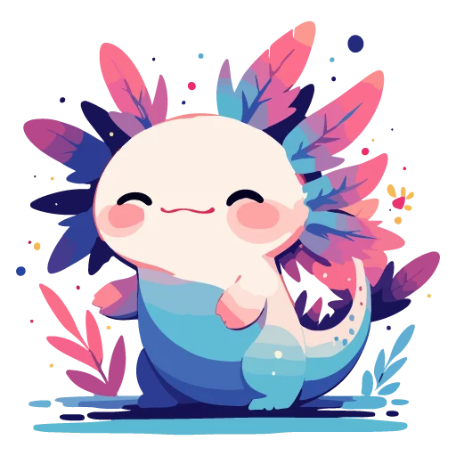 💕 Стикер «Axolotl» для Telegram