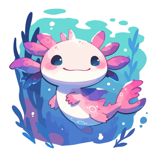 💕 Стикер «Axolotl» для Telegram
