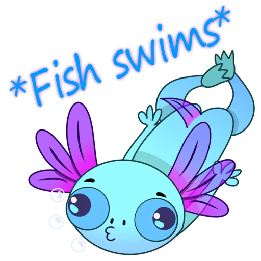 🥴 Стикер «Axolotl Bep» для Telegram