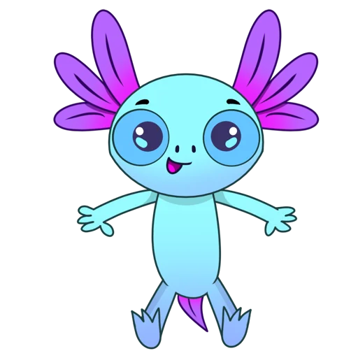 Стикерпак Axolotl Bep для Telegram
