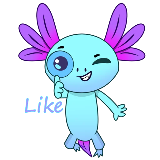 👍 Стикер «Axolotl Bep» для Telegram