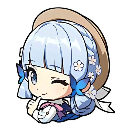 🤩 Стикер «Аяка» для Telegram