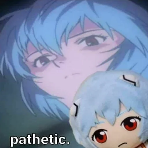😑 Стикер «rei ayanami» для Telegram