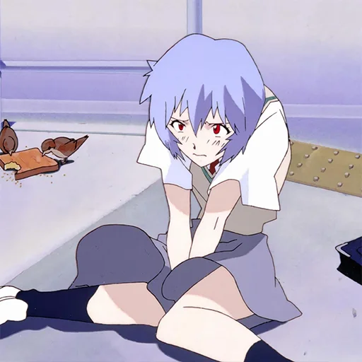 😳 Стикер «rei ayanami» для Telegram