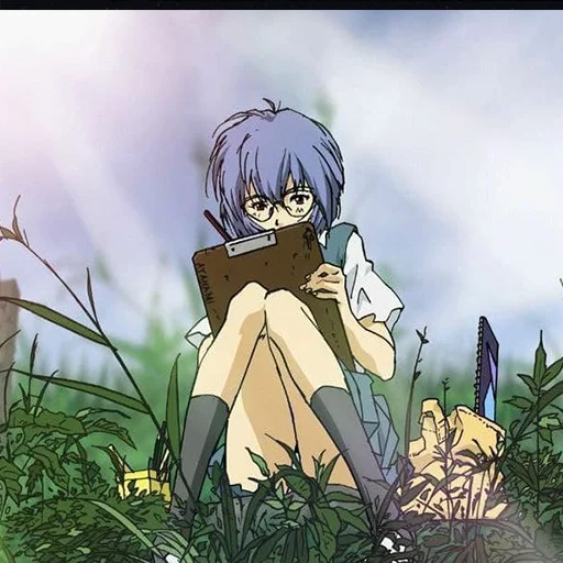 🖊 Стикер «rei ayanami» для Telegram