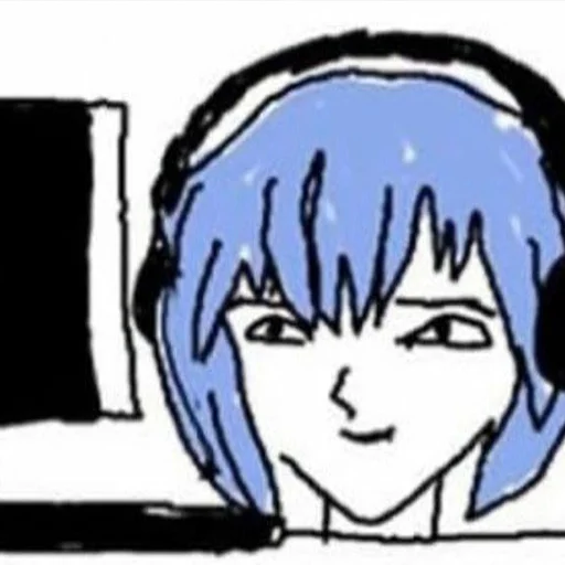 😃 Стикер «rei ayanami» для Telegram