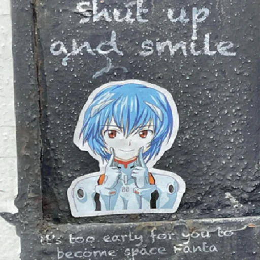 😅 Стикер «rei ayanami» для Telegram