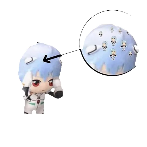 😳 Стикер «rei ayanami» для Telegram