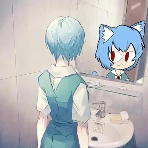 😺 Стикер «rei ayanami» для Telegram