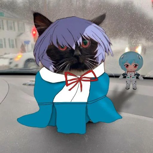 🥺 Стикер «rei ayanami» для Telegram