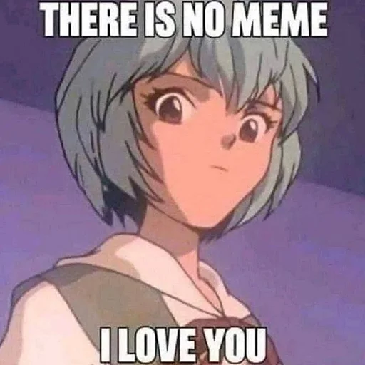 ❤️ Стикер «rei ayanami» для Telegram