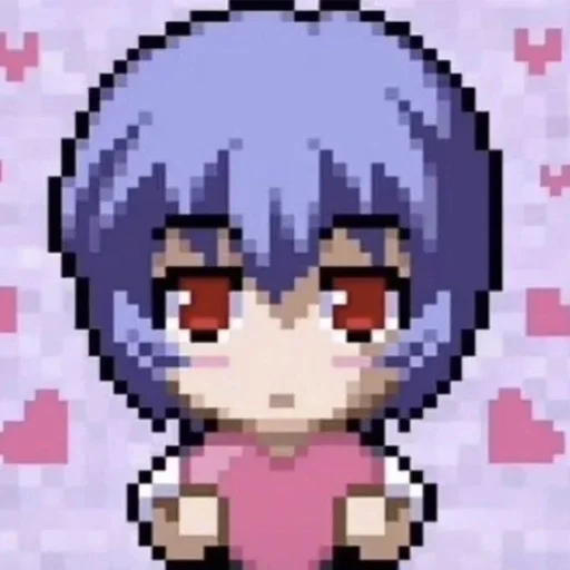 ❤️ Стикер «rei ayanami» для Telegram