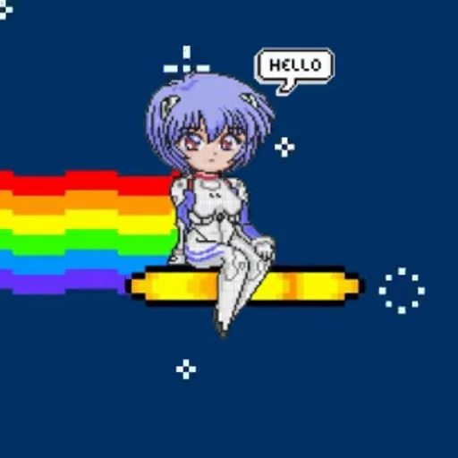 👋 Стикер «ayanami rei everyday» для Telegram