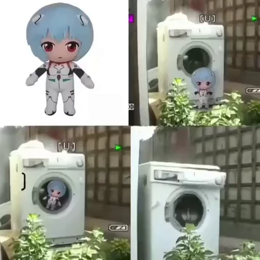 🤯 Стикер «ayanami rei everyday» для Telegram