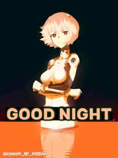 😴 Стикер «ayanami rei everyday» для Telegram