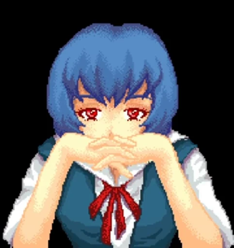 🤔 Стикер «ayanami rei everyday» для Telegram